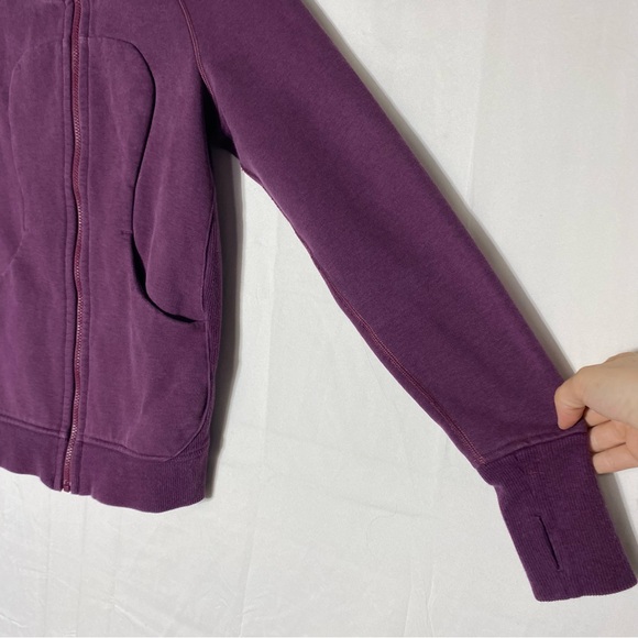 Vintage Lululemon Athletica Purple Scuba Hoodie 4 - Picture 5 of 13